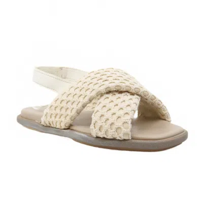 Patrizia Bonfanti Women Soho Pearl Crochet Sandals In Ivory In Multi