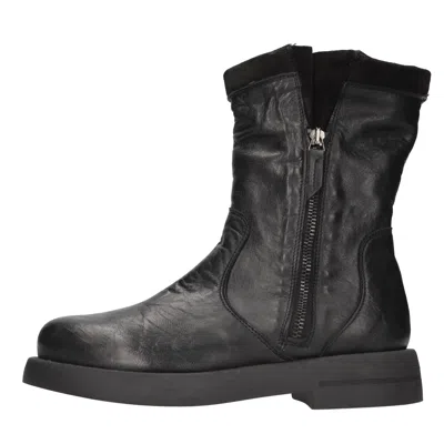 Patrizia Bonifanti Black Boots In Nero Neri E Grigi