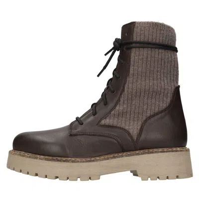 Patrizia Bonifanti Brown Boots In Marrone Marroni