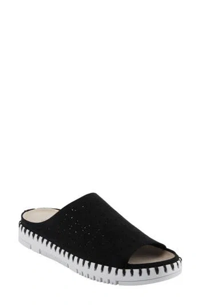 Patrizia By Spring Step Canopy Slide Sandal In Black
