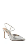 Patrizia By Spring Step Elease Pointed Toe Pump In Silver