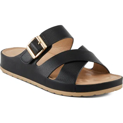Patrizia By Spring Step Eliza Slide Sandal In Black