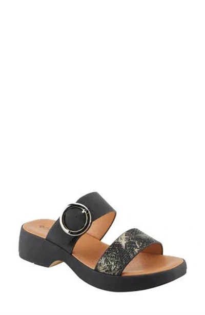 Patrizia By Spring Step Fenna Slide Sandal In Black