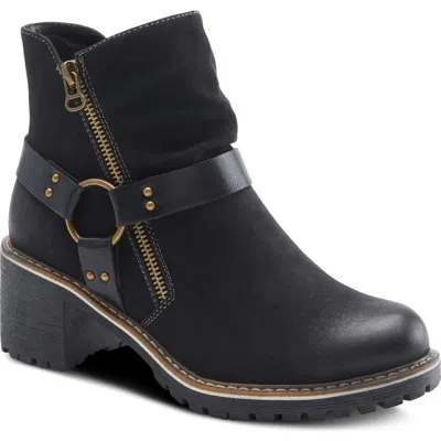 Patrizia By Spring Step Firewood Bootie In Black
