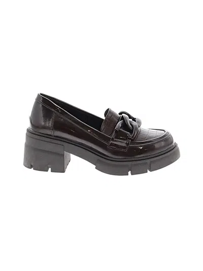Pre-owned Patrizia By Spring Step Flats In Burgundy