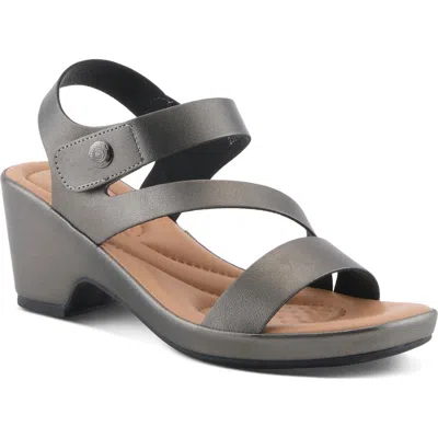 Patrizia By Spring Step Guillen Sandal In Pewter