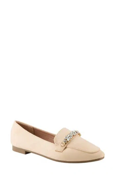 Patrizia By Spring Step Kanina Rhinestone Loafer In Beige