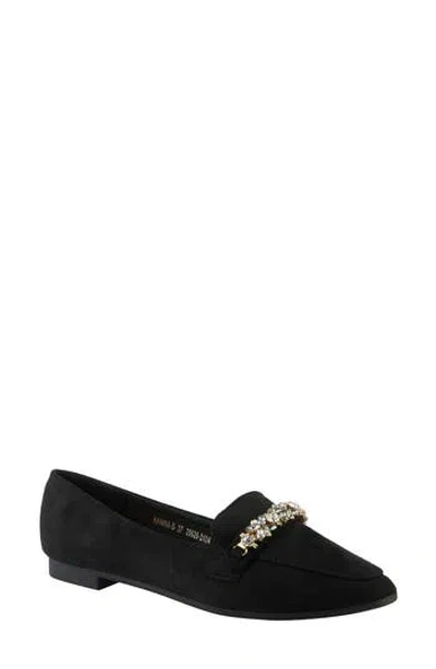 Patrizia By Spring Step Kanina Rhinestone Loafer In Black