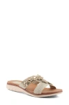 Patrizia By Spring Step Lisetta Slide Sandal In Bone Multi