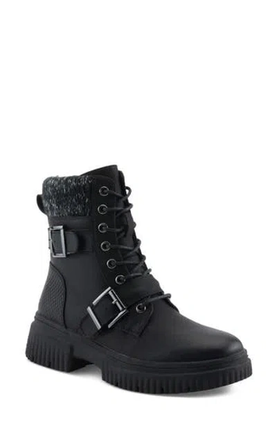 Patrizia By Spring Step Mahanda Lug Sole Boot In Black