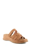Patrizia By Spring Step Markale Platform Wedge Sandal In Camel