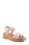 Patrizia By Spring Step Moniece Platform Wedge Sandal In Blush