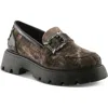 Patrizia By Spring Step Morhua Platform Loafer In Olive Multi