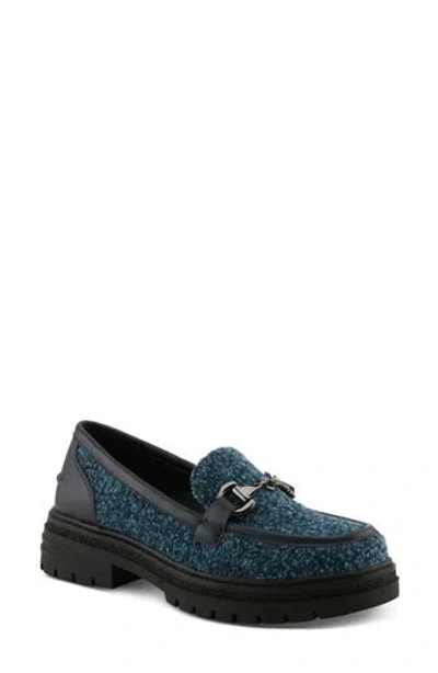 Patrizia By Spring Step Nacarri Bit Lug Sole Loafer In Navy
