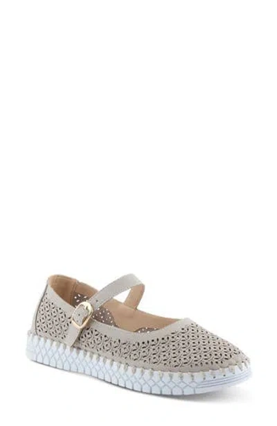 Patrizia By Spring Step Shamixa Mary Jane Sneaker In Light Grey