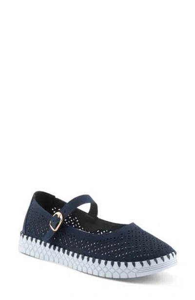 Patrizia By Spring Step Shamixa Mary Jane Sneaker In Navy