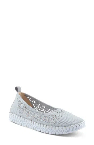 Patrizia By Spring Step Skyfall Flat In Light Grey