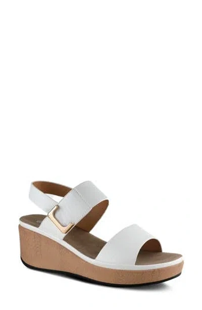 Patrizia By Spring Step Spelta Slingback Sandal In White