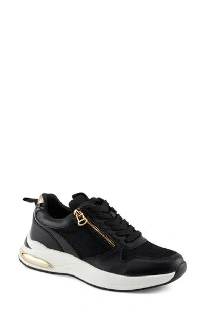 Patrizia By Spring Step Ursa Platform Sneaker In Black