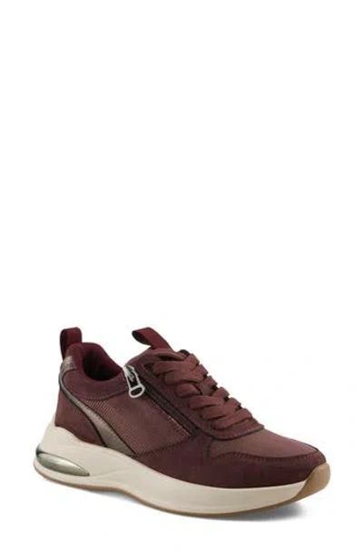 Patrizia By Spring Step Ursa Platform Sneaker In Bordeaux
