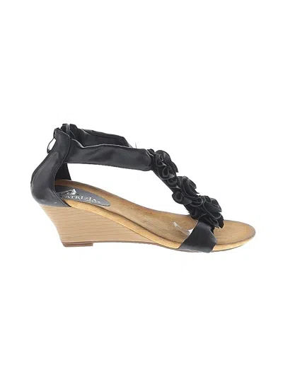 Pre-owned Patrizia By Spring Step Wedges In Black