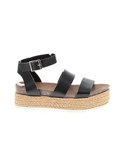 Pre-owned Patrizia By Spring Step Wedges In Black