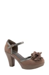 Patrizia By Spring Step Winner Ankle Strap Pump In Taupe