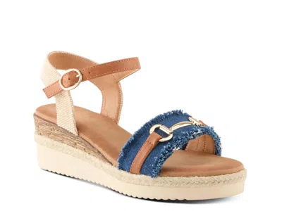 Patrizia Lemire Wedge Sandal In Multi