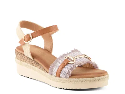 Patrizia Lemire Wedge Sandal In Multi