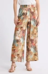 Patrizia Luca Abstract Print Pull-on Pants In Multi