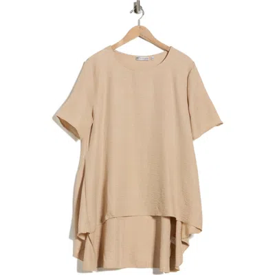Patrizia Luca A-line Tunic Top In Brown