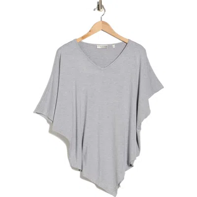 Patrizia Luca Asymmetric Tunic Top In Gray
