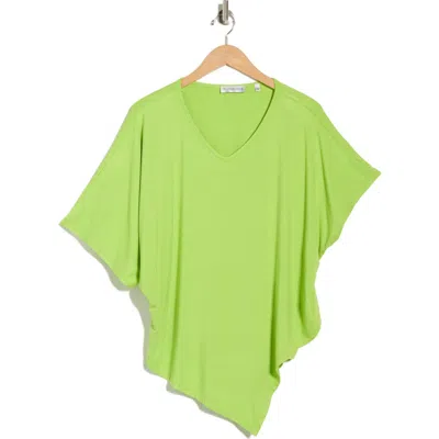 Patrizia Luca Asymmetric Tunic Top In Green
