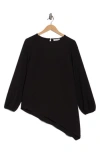 Patrizia Luca Asymmetrical Tunic In Black