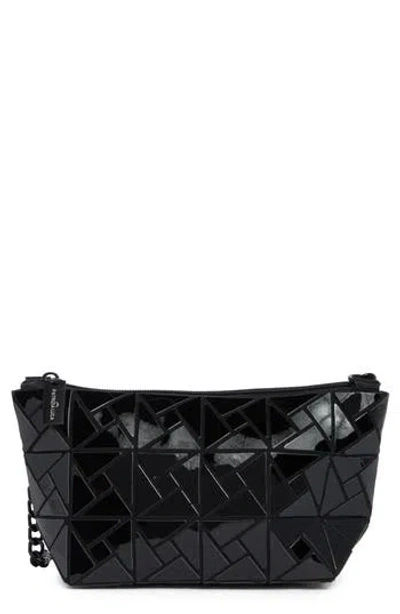 Patrizia Luca Box Pattern Faux Leather Clutch In Black