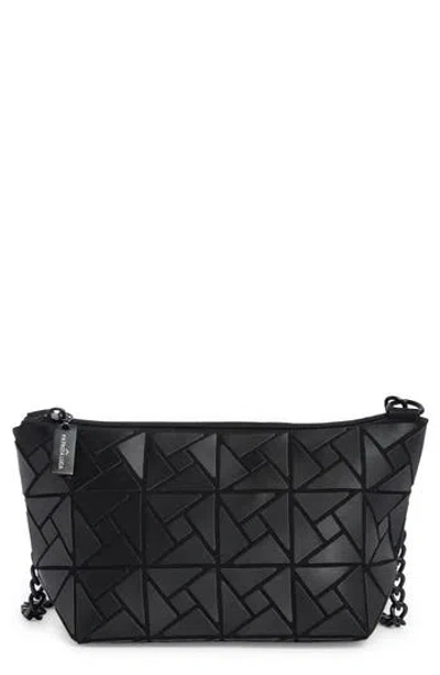 Patrizia Luca Box Pattern Faux Leather Clutch In Black
