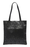 Patrizia Luca Box Pattern Tote Bag In Matte Black