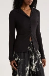 Patrizia Luca Button-up Shirt In Black