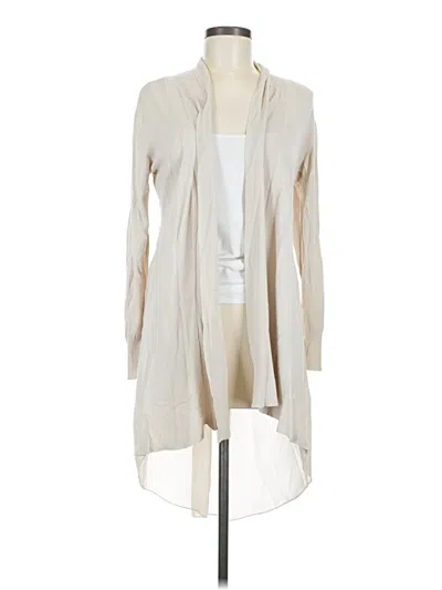 Pre-owned Patrizia Luca Cardigan Sweater In White