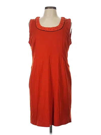 Pre-owned Patrizia Luca Casual Dress In Orange