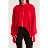 Patrizia Luca Cocoon Jacket In Red