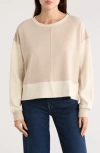 Patrizia Luca Colorblock Sweatshirt In Neutral