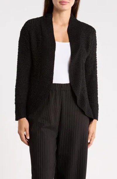 Patrizia Luca Drape Front Cardigan In Multi