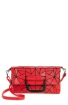 Patrizia Luca Foldover Convertible Tote Bag In Red