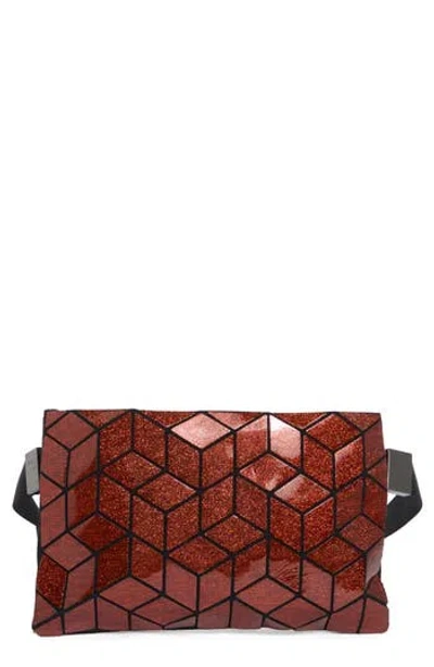 Patrizia Luca Glitter Geo Belt Bag In Brown