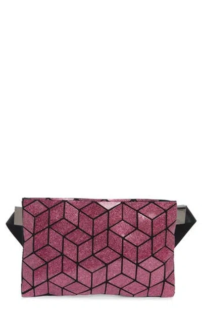 Patrizia Luca Glitter Geo Belt Bag In Purple