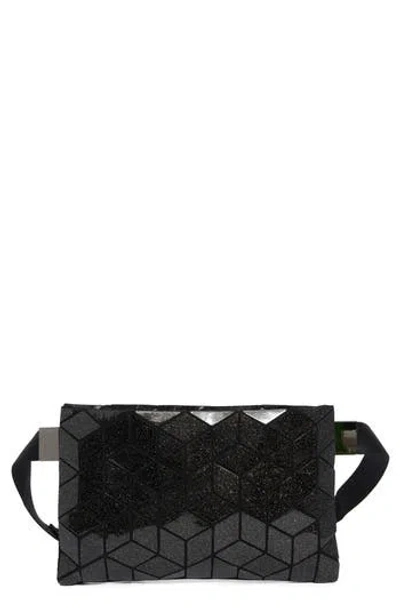 Patrizia Luca Glitter Geo Belt Bag In Black