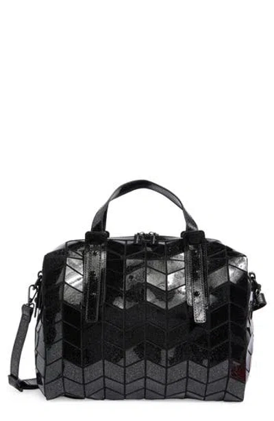 Patrizia Luca Glitter Top Handle Bag In Black