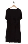 Patrizia Luca Knot High-low Tunic Shirt In Black
