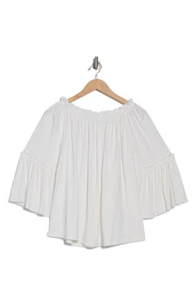Patrizia Luca Off-the-shoulder Flowy Top
